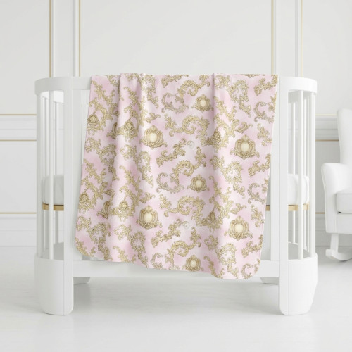 Двошарова дитяча ковдра BL001  ROYAL BLUSH PINK
