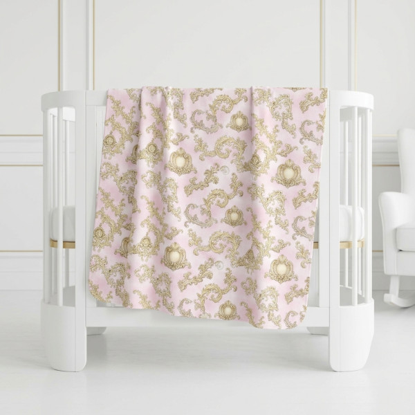 Двошарова дитяча ковдра BL001  ROYAL BLUSH PINK