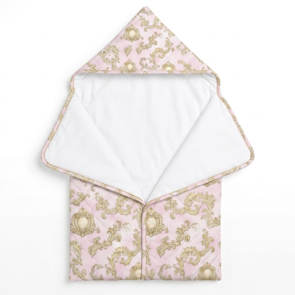 Затишний Конверт (кокон) Babynest C001 ROYAL BLUSH PINK