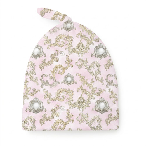 Шапочка с узелком из хлопка Supima H003 ROYAL BLUSH PINK