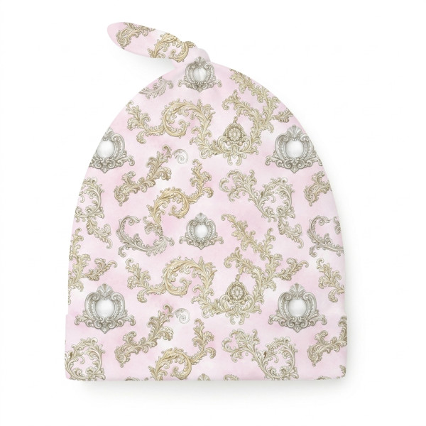 Шапочка з вузликом з бавовни Supima H003 ROYAL BLUSH PINK