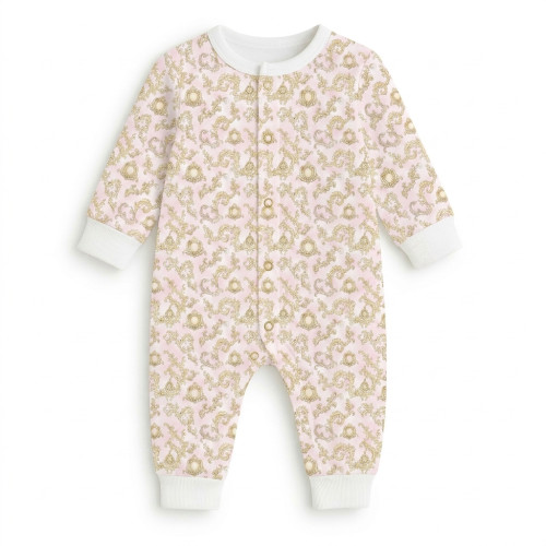 Ромпер з довгим рукавом K060 ROYAL BLUSH PINK
