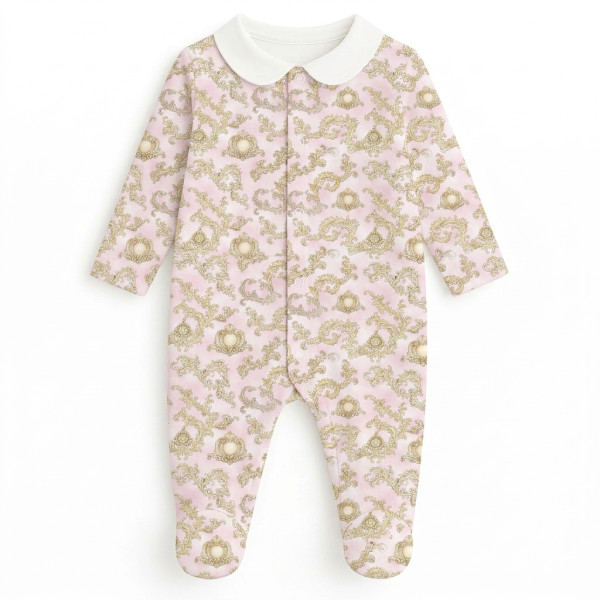 Слип с воротничком из 100% хлопка Pima — модель K063 ROYAL BLUSH PINK