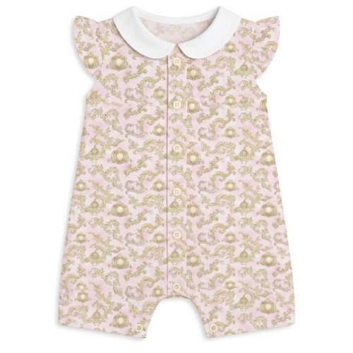 Пісочник із бавовни Supima з крильцями i з комірцем R007CL ROYAL BLUSH PINK