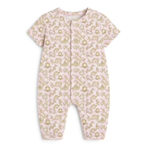 Довгий пісочник із рукавами з бавовни Supima R017 ROYAL BLUSH PINK