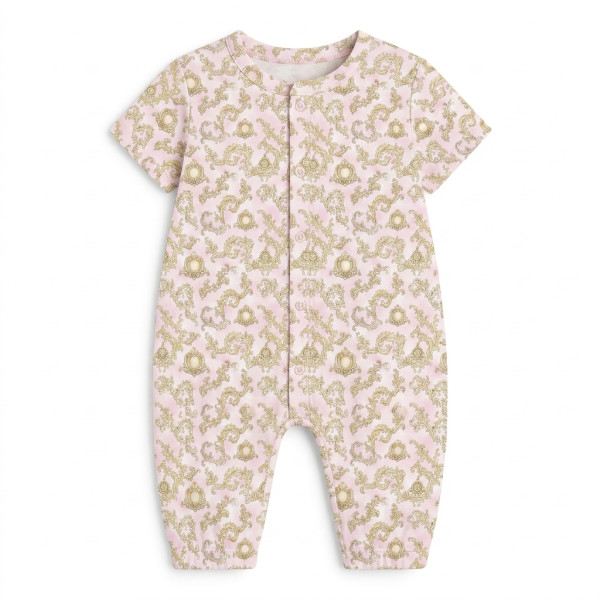 Довгий пісочник із рукавами з бавовни Supima R017 ROYAL BLUSH PINK