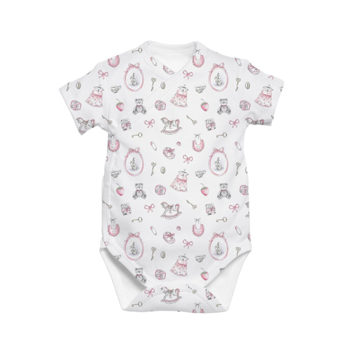 Боді Kimono з кортким рукавом для немовлят BSHL004