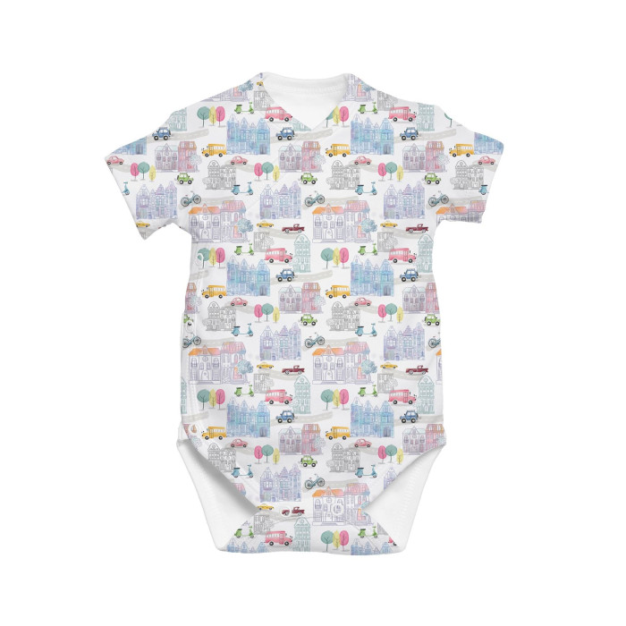 Боді Kimono з кортким рукавом для немовлят BSHL004