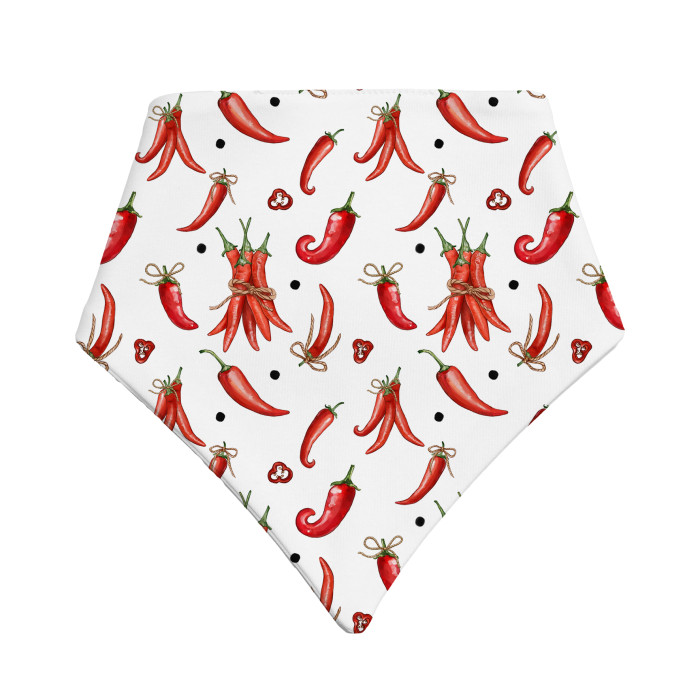 Слюнявчик-бандана трикутної форми для немовлят Bib001 Chilli