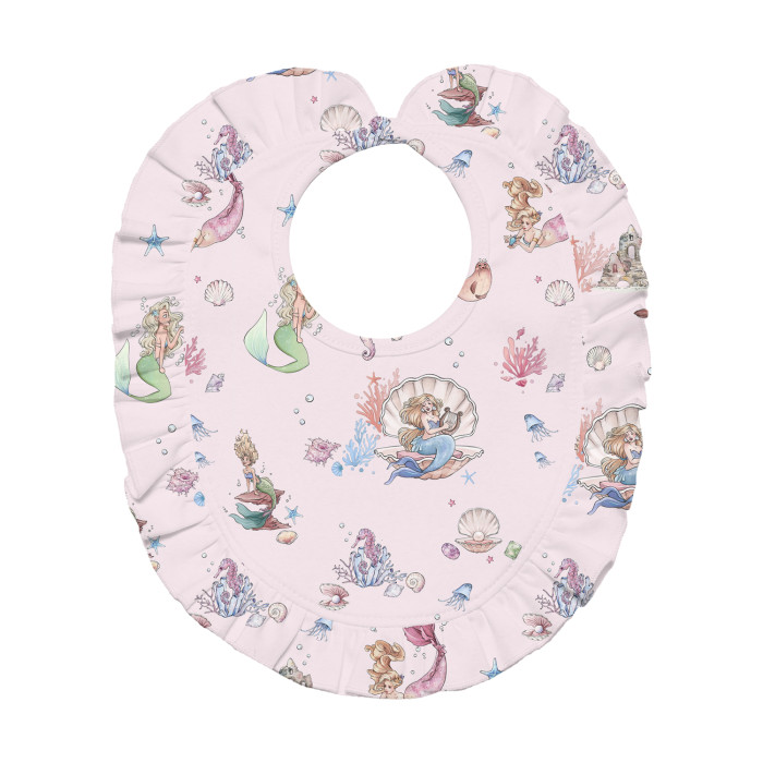 Слюнявчик з обробкою рюшкой BIB006