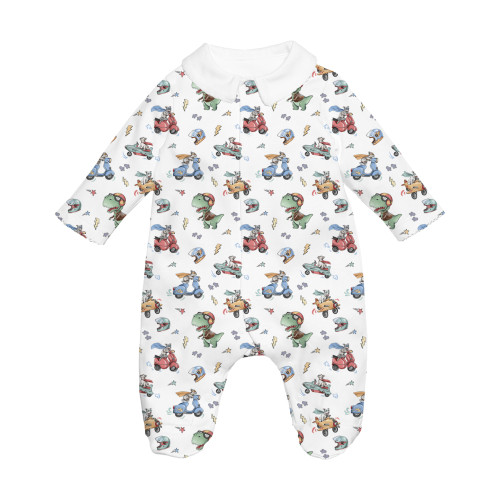 Слип с воротничком из 100% хлопка Pima — модель K063 Superheroes