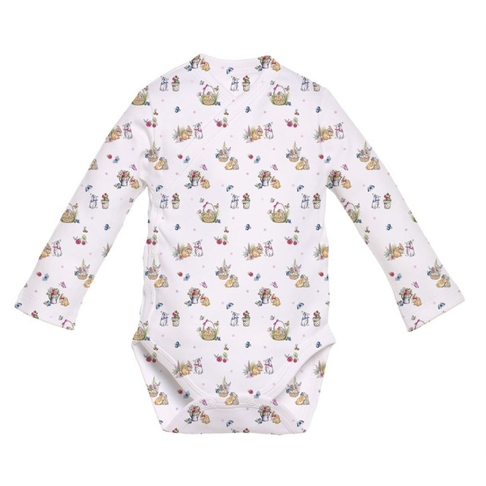 Боді Kimono з довгим рукавом для немовлят BLS004