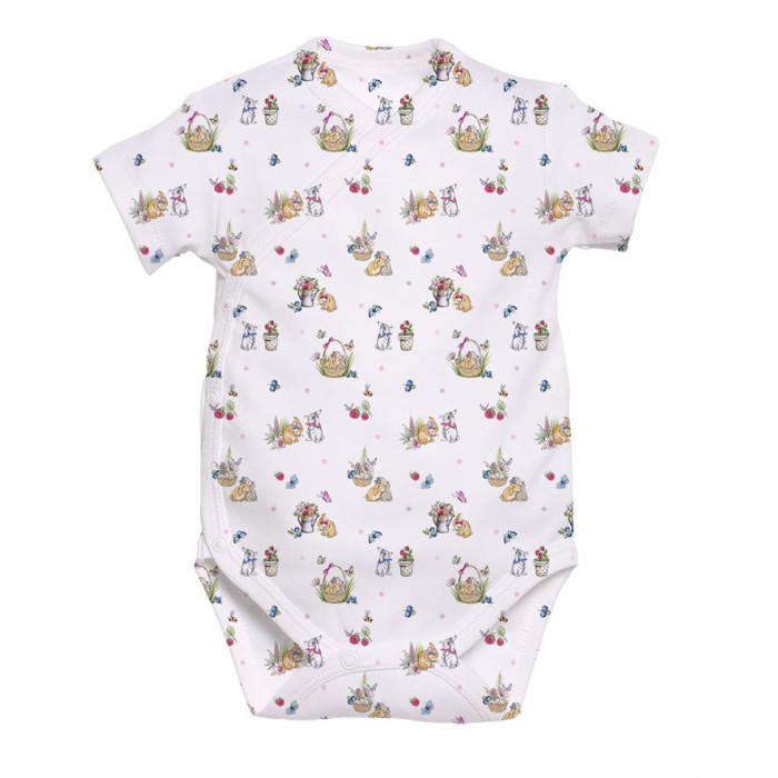 Боді Kimono з кортким рукавом для немовлят BSHL004