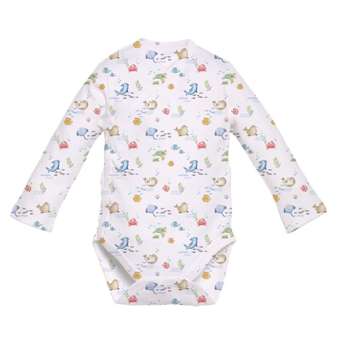 Боді Kimono з довгим рукавом для немовлят BLS004