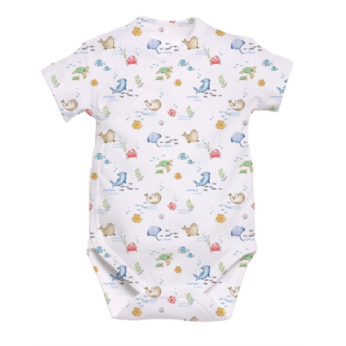 Боді Kimono з кортким рукавом для немовлят BSHL004