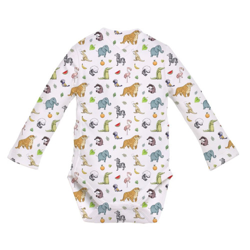 Боді Kimono з довгим рукавом для немовлят BLS004