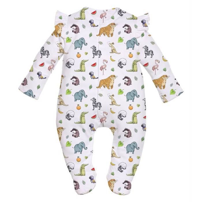 Сліп з рюшами для дівчинки із 100% бавовни Pima K065