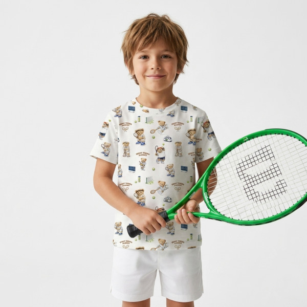 Футболка з коротким рукавом для хлопчиків та дівчаток TSH001 TENNIS ACADEMY