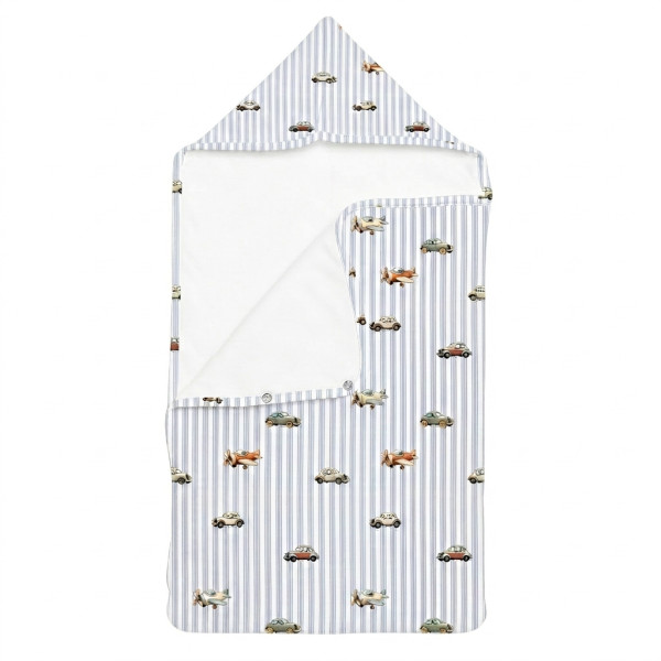 Затишний Конверт (кокон) Babynest C002 VELVET BLUE