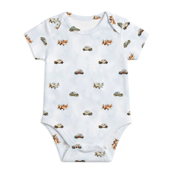 Боді з коротким рукавом для немовлят BSHL001  VELVET WATERCOLOR