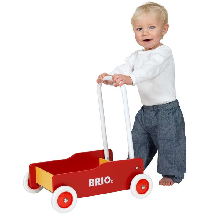 Каталка для малюків BRIO червона з жовтим (31350)