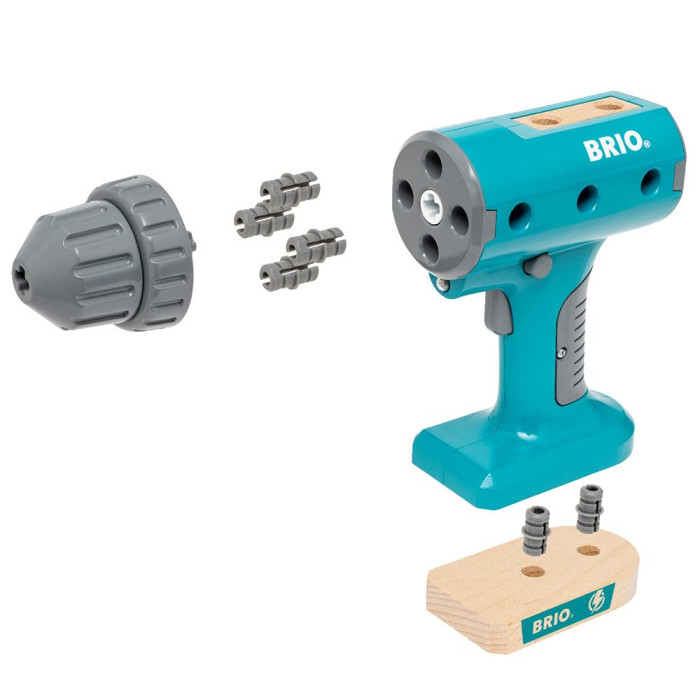 Дитячий шуруповерт на батарейках BRIO Builder (34600)