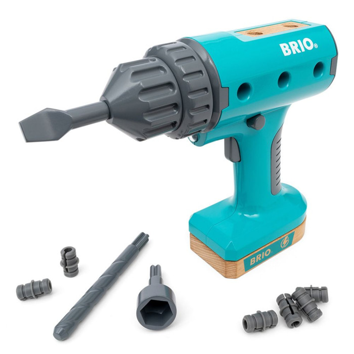 Дитячий шуруповерт на батарейках BRIO Builder (34600)