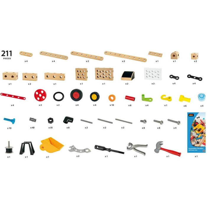 Конструктор BRIO Builder 211 ел. (34588)