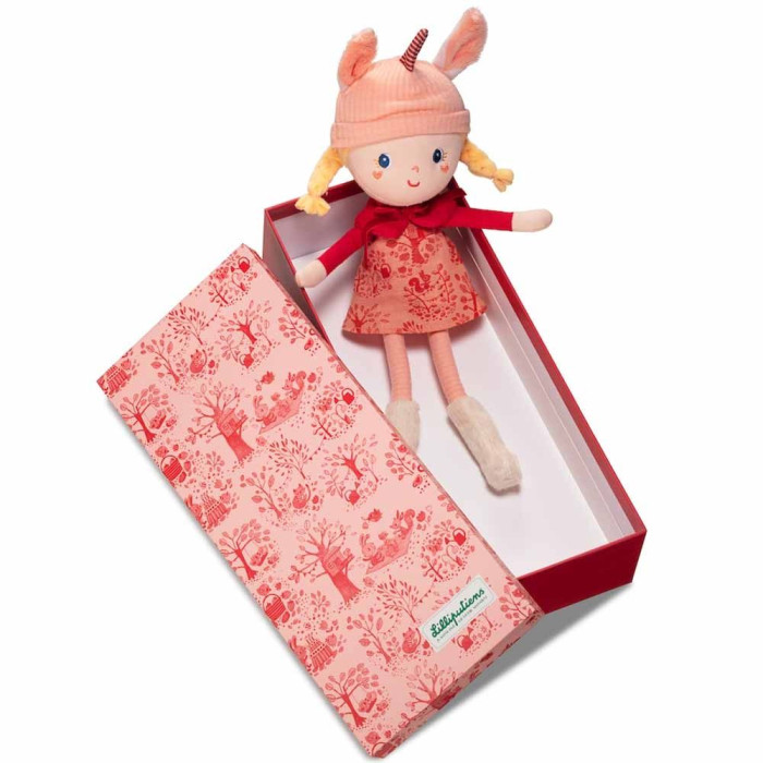 М'яка лялька в подарунковій коробці Lilliputiens Ліна (83382)