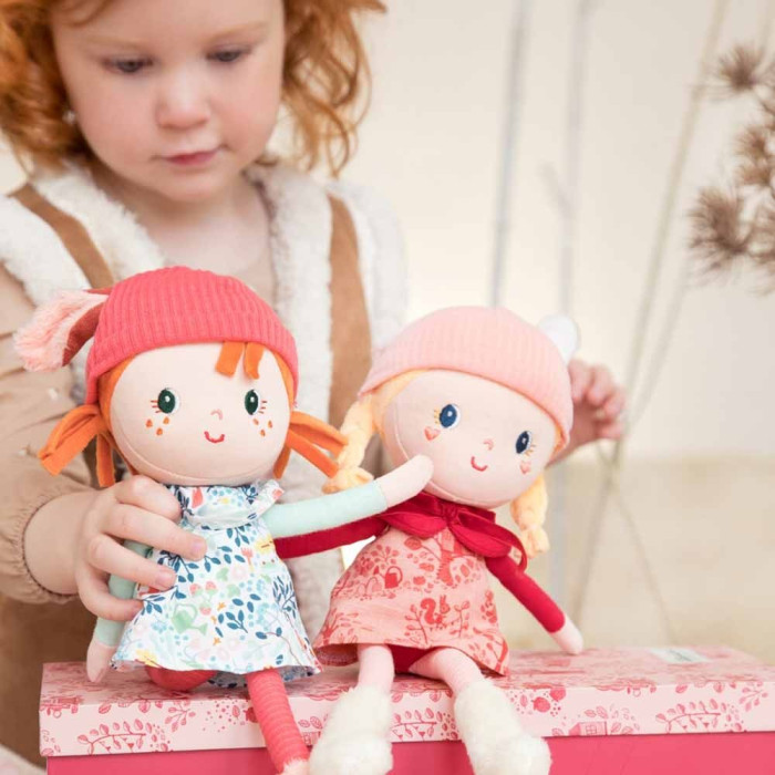 М'яка лялька в подарунковій коробці Lilliputiens Ліна (83382)