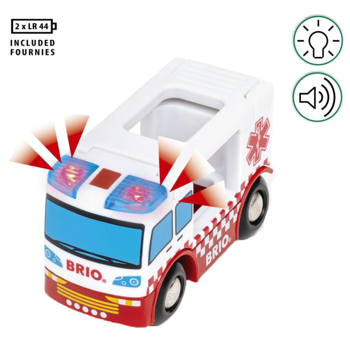 Машина швидкої допомоги для залізниці BRIO (36035)