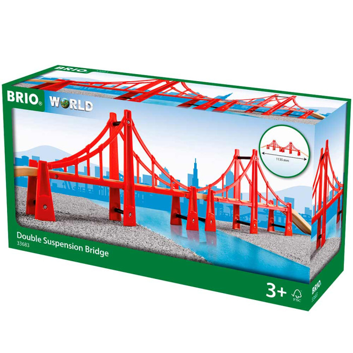Подвійний підвісний міст для залізниці BRIO (33683)