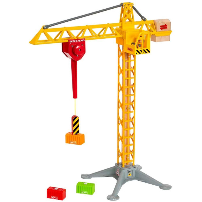 Будівельний кран BRIO зі світлом (33835)