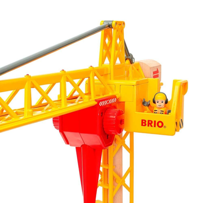 Будівельний кран BRIO зі світлом (33835)