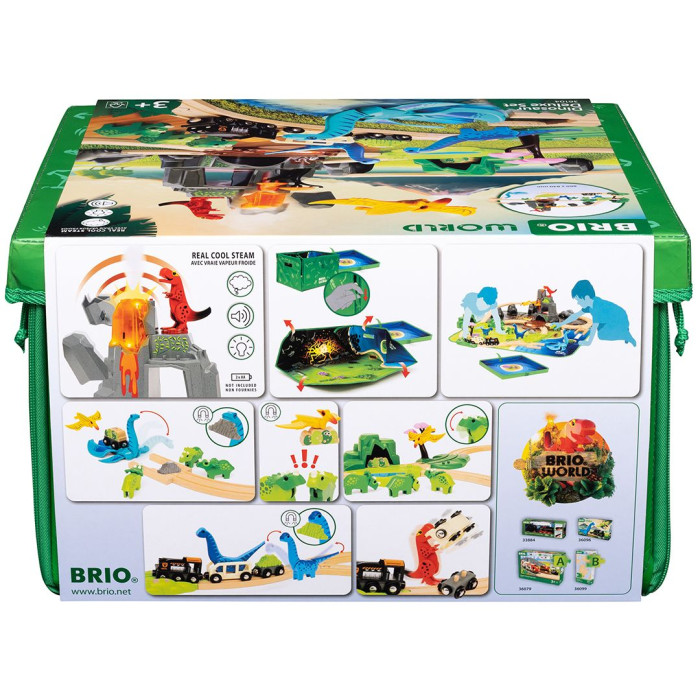 Дитяча залізниця BRIO Deluxe Динозаври (36104)