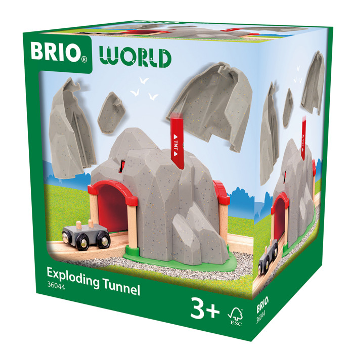 Вибуховий тунель для залізниці BRIO (36044)