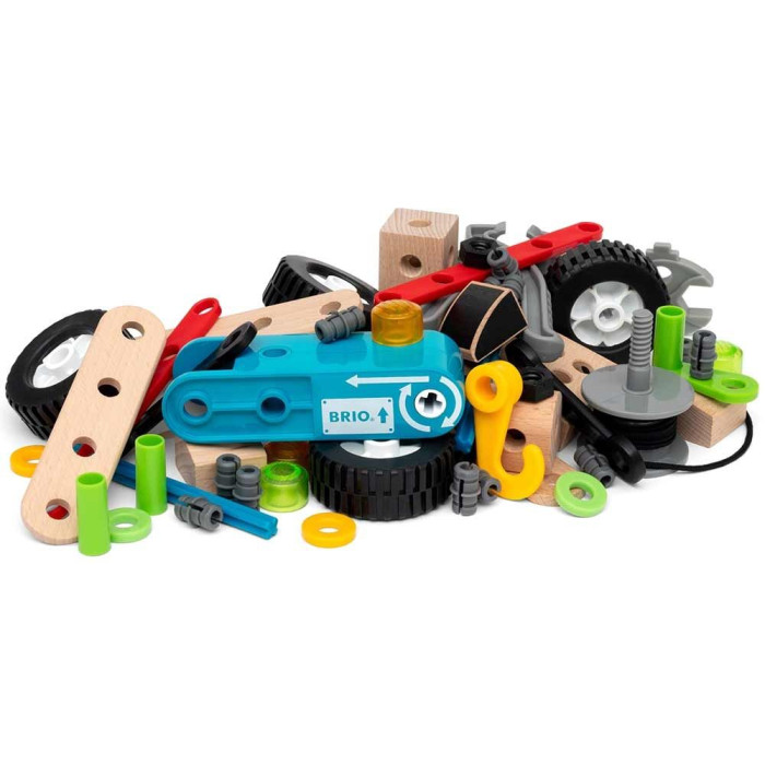Конструктор BRIO Builder з інерційним двигуном 67 ел. (34595)