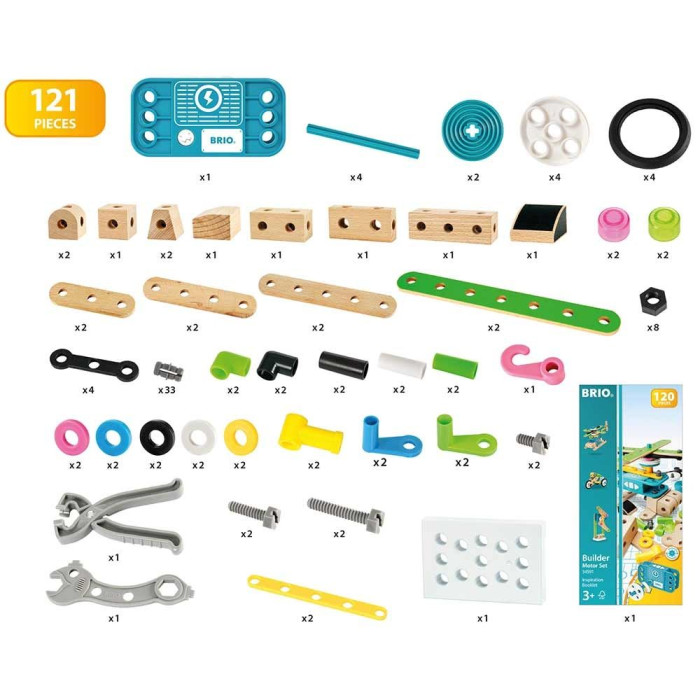 Конструктор BRIO Builder із мотором 121 ел. (34591)