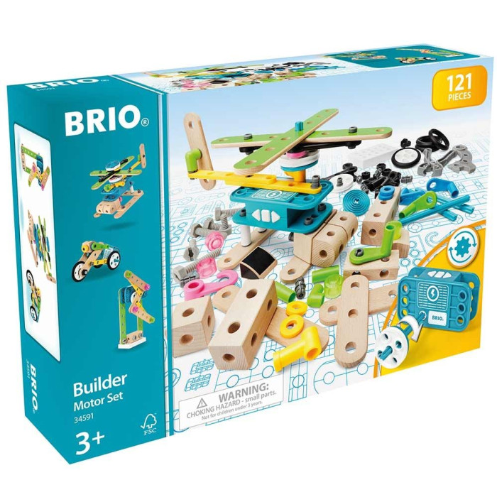 Конструктор BRIO Builder із мотором 121 ел. (34591)