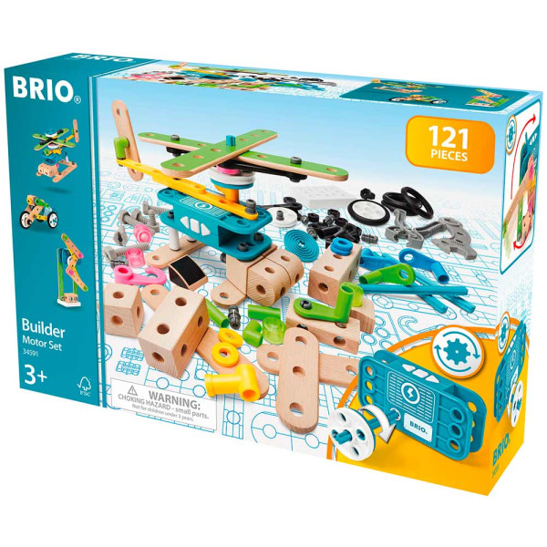 Конструктор BRIO Builder с мотором 121 эл. (34591)