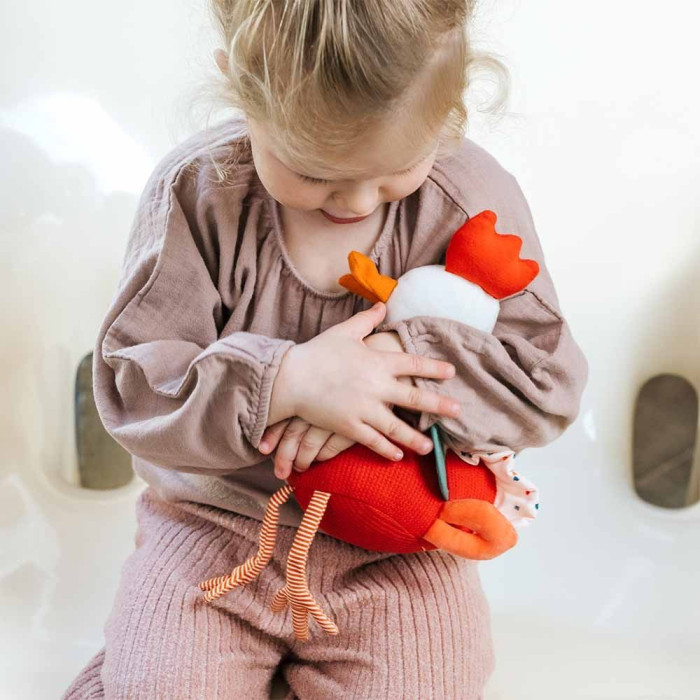 Іграшка з розвиваючими елементами Lilliputiens Курочка Полетт (83262)