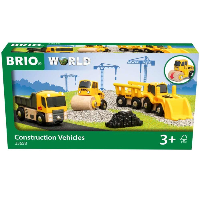 Набір іграшкової будівельної техніки BRIO (33658)