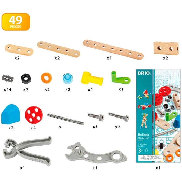 Конструктор BRIO Builder 49 ел. (34586)