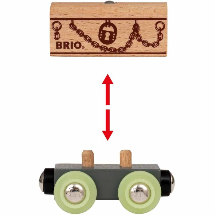 Паровоз-привид для залізниці BRIO (33986)