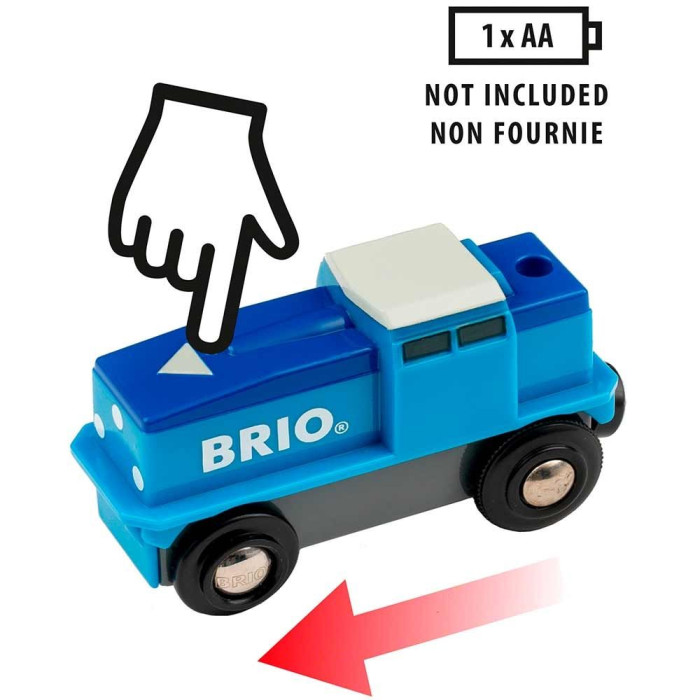 Вантажний локомотив для залізниці BRIO на батарейках (33130)