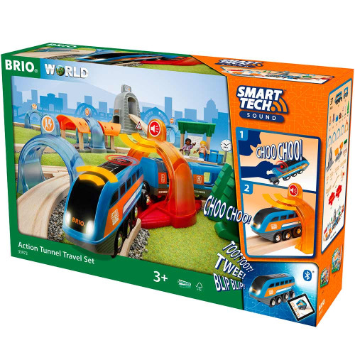 Большая детская железная дорога BRIO Smart Tech (33972)
