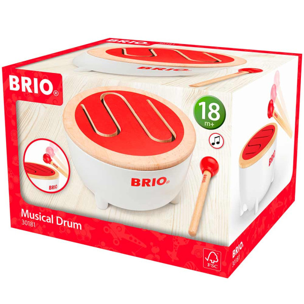 Музыкальный инструмент BRIO Барабан (30181)