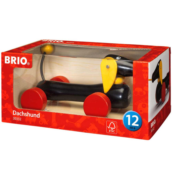 Игрушка-каталка BRIO Такса (30332)