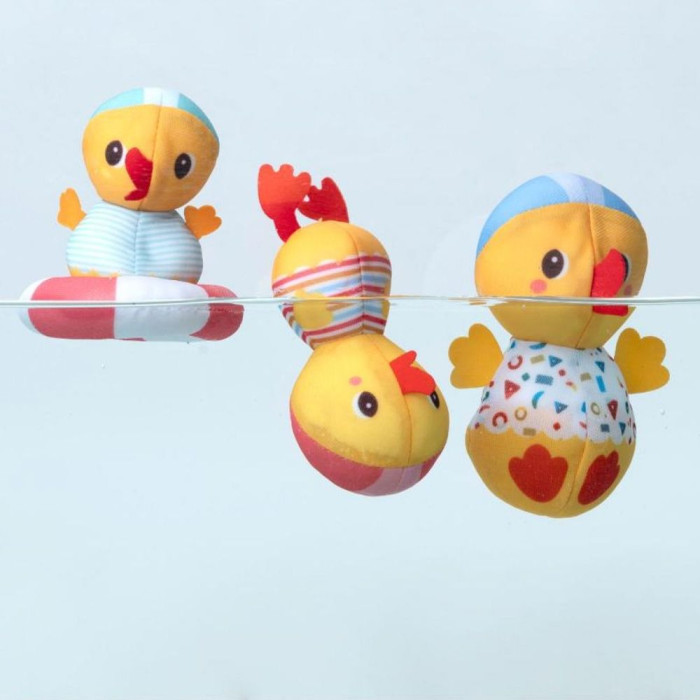 Іграшка для ванної Lilliputiens Три Качечки (83544)