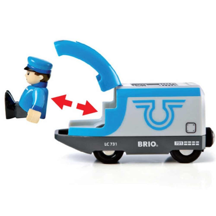 Пасажирський поїзд BRIO на батарейках (33506)